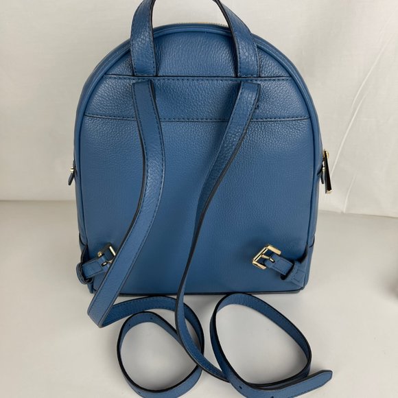 New Michael Kors Rhea Medium Leather Backpack - Picture 7 of 9